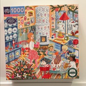 Eeboo- Swedish Holiday Kitchen - 1000 piece puzzle